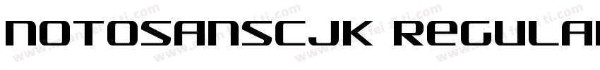 notosanscjk regular sdf字体转换
